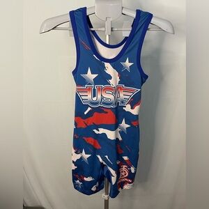Takedown USA Wrestling Singlet size youth large